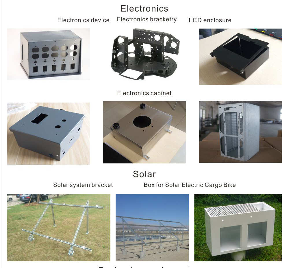 OEM Factory laser cutting metal welding fabrication with powder coating