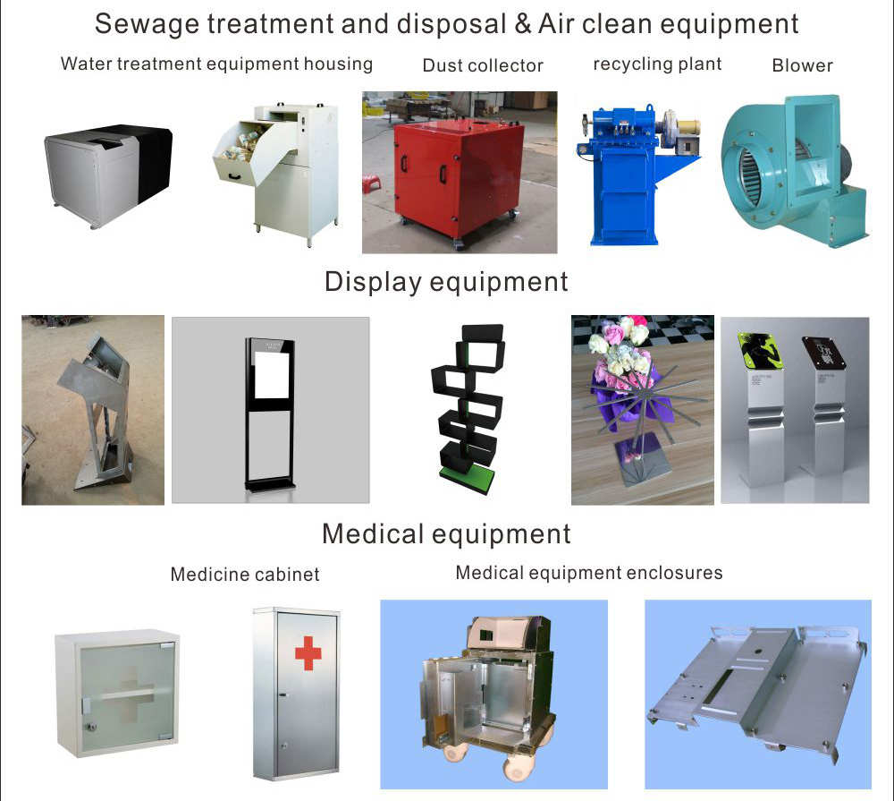 Sheet metal fabrication electronic equipment enclosure