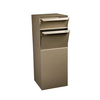 rear loading private horizontal brass security us mailbox new