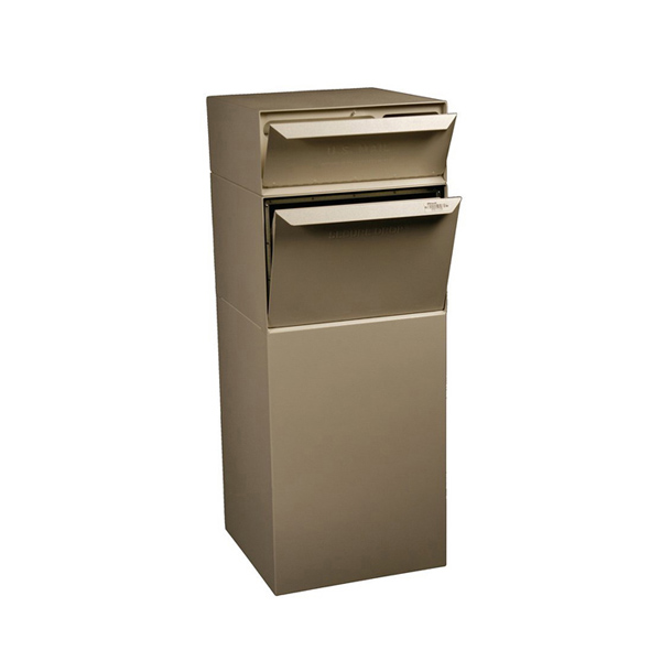 steel mailbox outdoor with top quality post box vintage