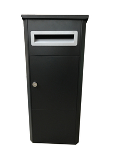 Outdoor Smart Safety Stainless Metal Post Residential Home Packages Parcel Letter Mail Drop Delivery Box