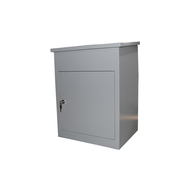 File Organizer Foldable Large Packages Steel Unpainted Mailbox with Flag